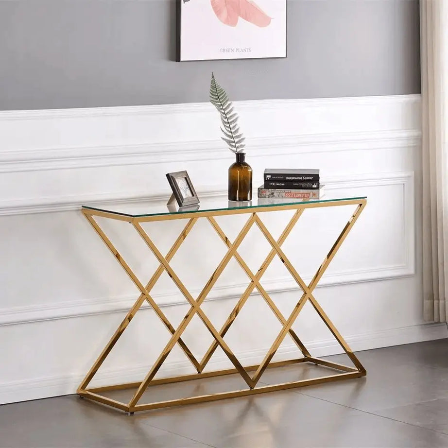 كونسول ذهبي 40*120*90 سم - RAX86 - Homix