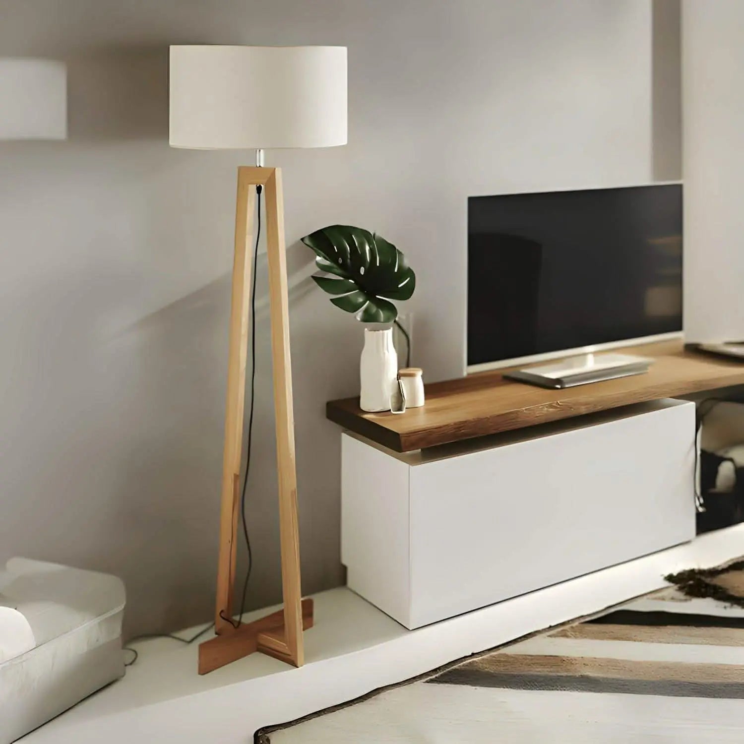 أباجورة أرضية خشب، 40*154 سم