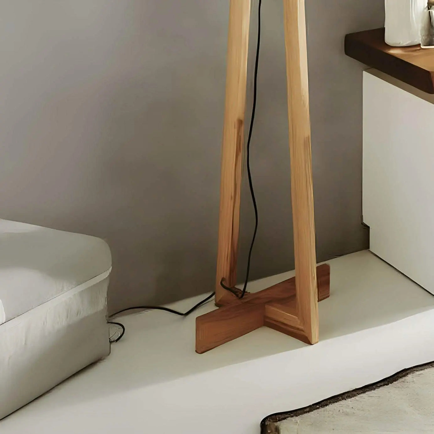 أباجورة أرضية خشب، 40*154 سم