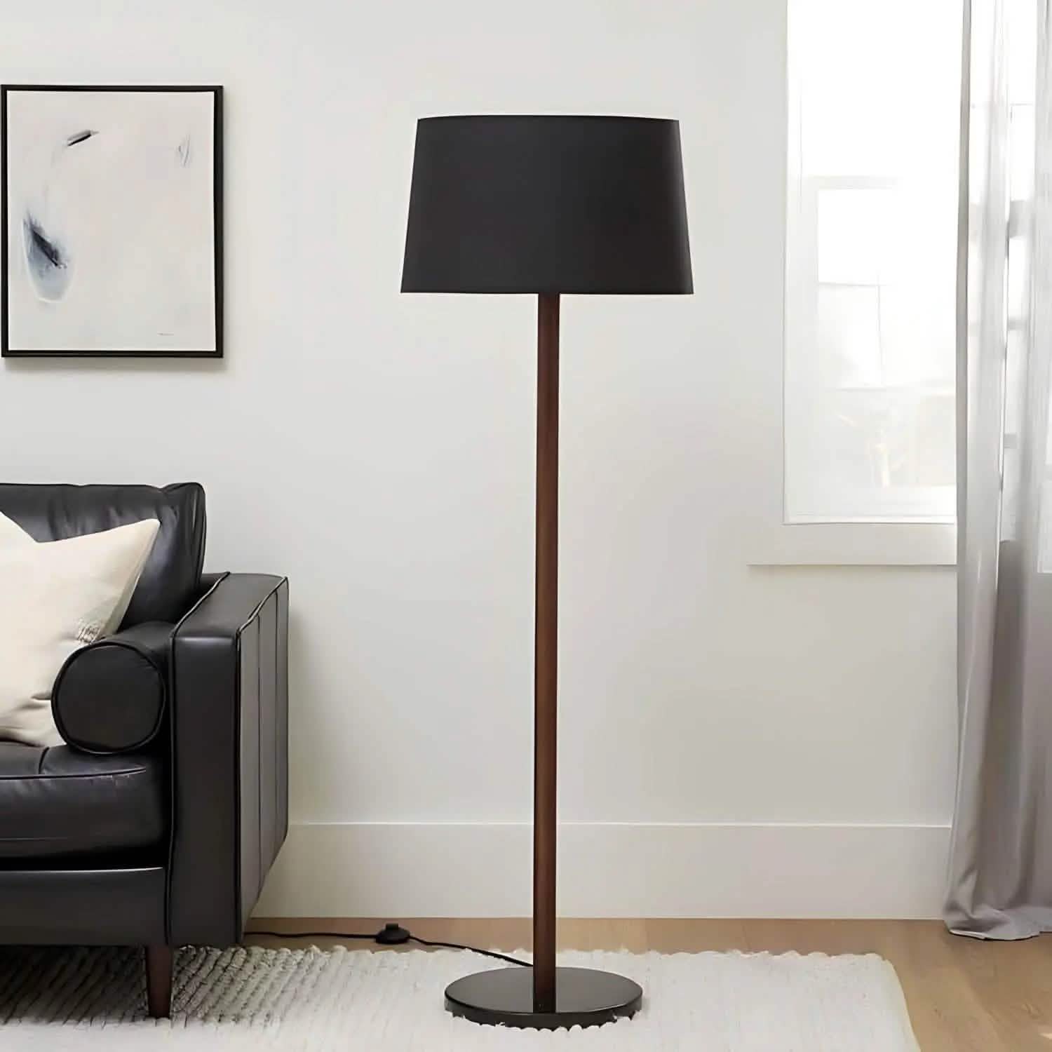 أباجورة ارضية خشب، 40*165 سم