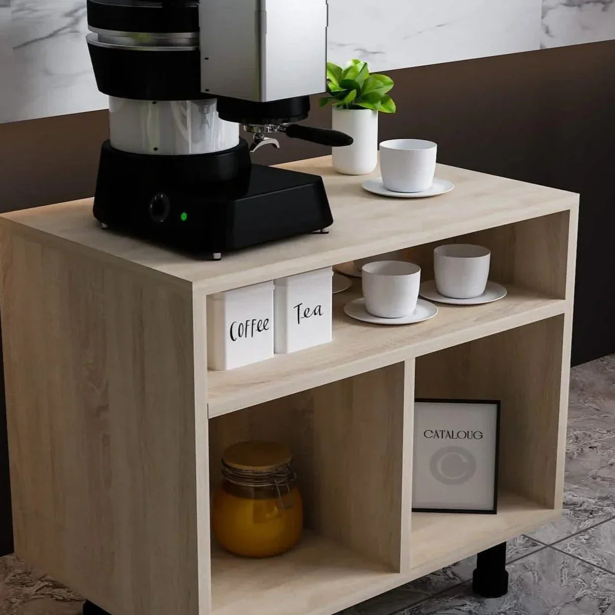 كوفي كورنر ام دي اف، 40*30*75 سم