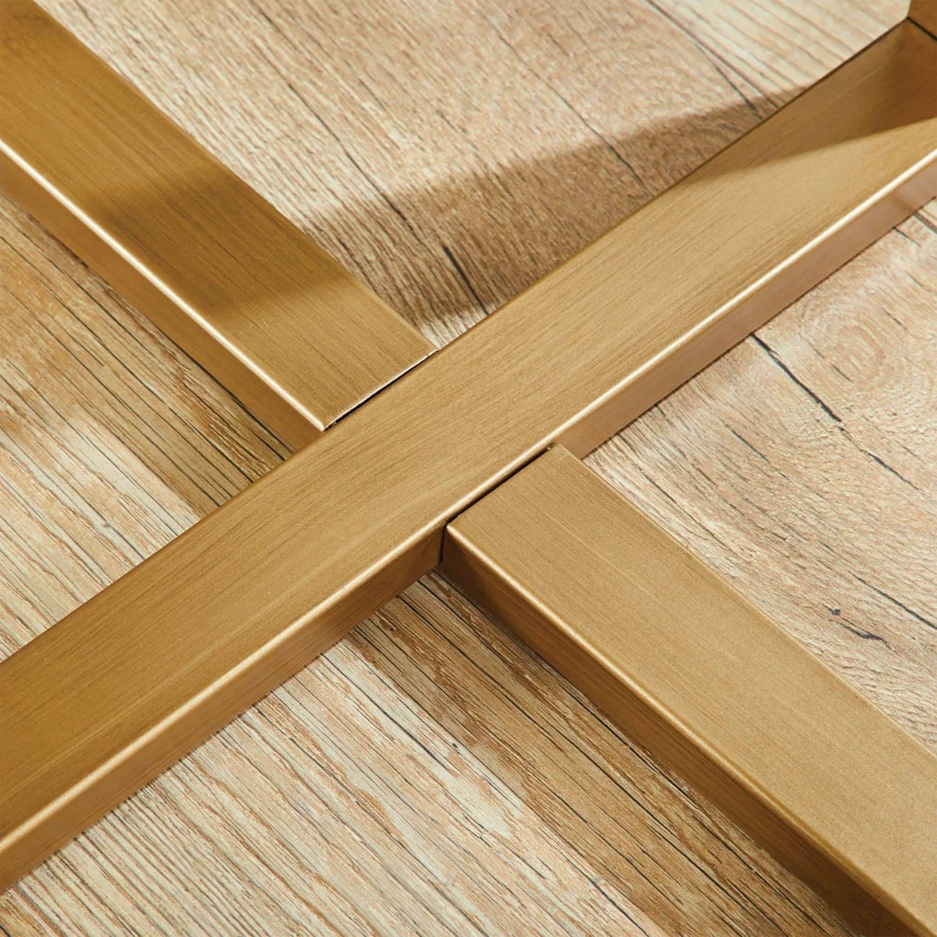 ترابيزة جانبية ستيل بسطح رخام، 40*40*50 سم