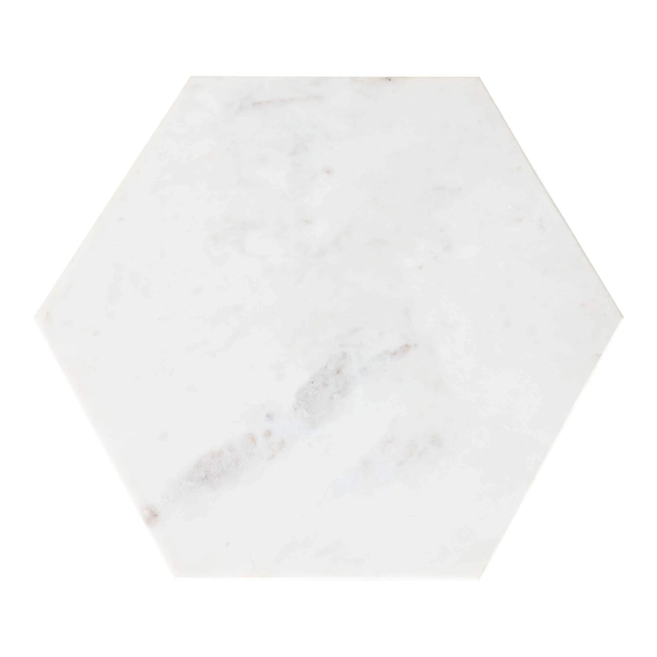 ترابيزة جانبية ستيل بسطح رخام، 40*40*50 سم