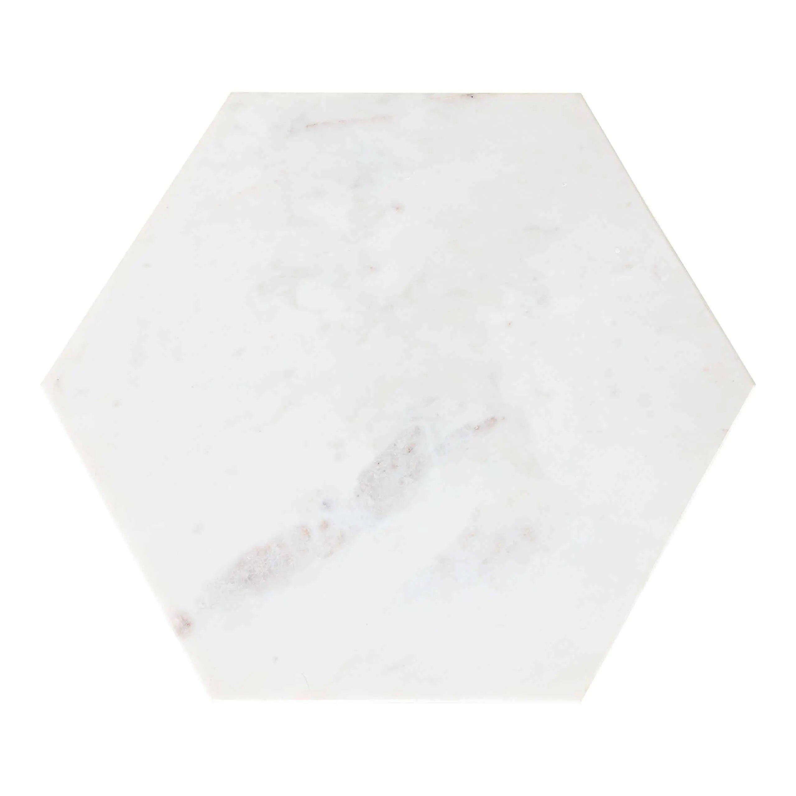 ترابيزة جانبية ستيل بسطح رخام، 40*40*50 سم