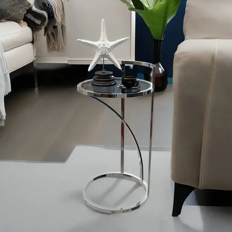 ترابيزة جانبية دائرية 40*40*60 سم - RAX43 - Homix