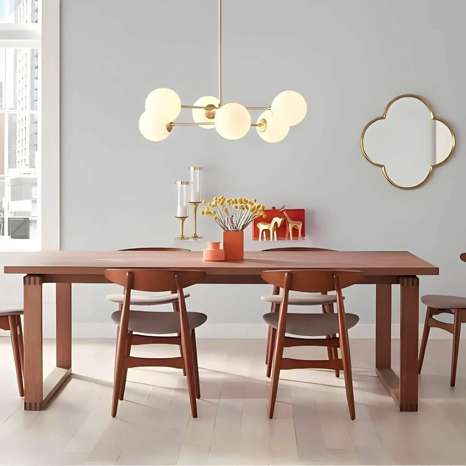 نجفة ستيل و زجاج، 40*55 سم