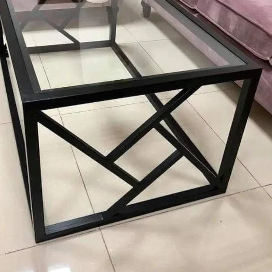 ترابيزة قهوة زجاج 40*90*50 سم - RON83 Royal Iron