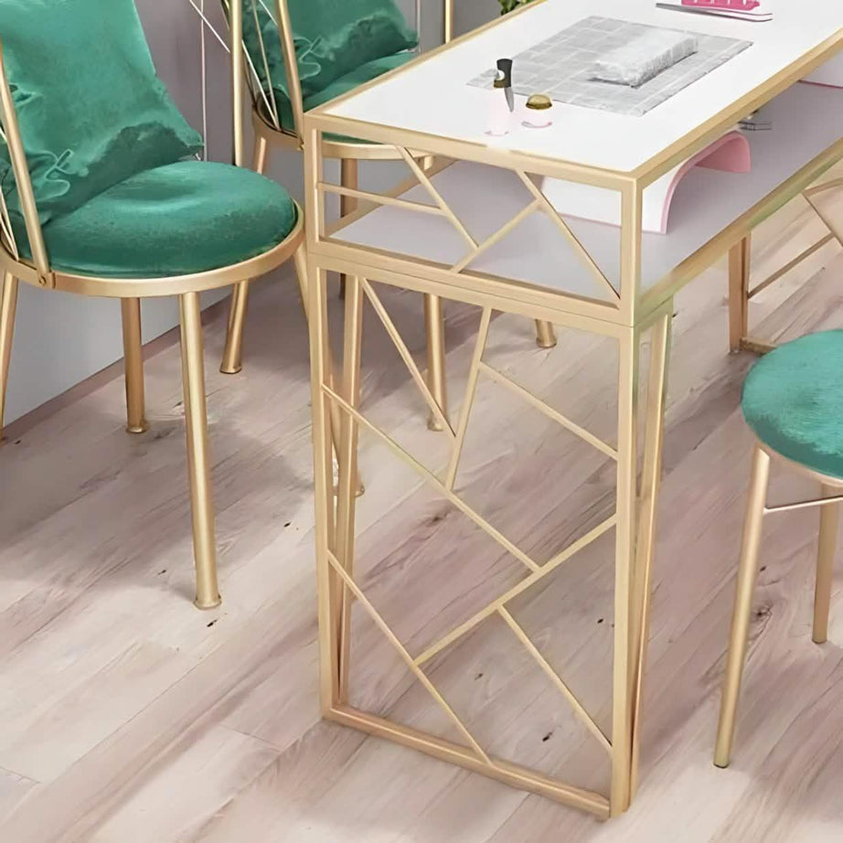 سفرة معدن و ام دي اف مع 4 كراسي - RON311 Royal Iron