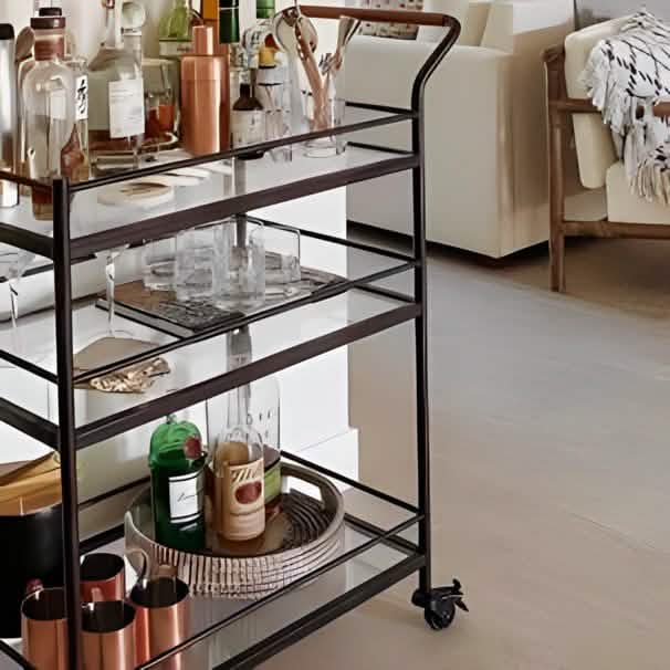 ترابيزة تقديم معدن 80*40*100 سم - RON218 Royal Iron