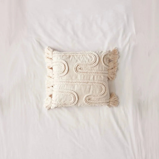 كوشن مكرمية قطن، 40*40 سم