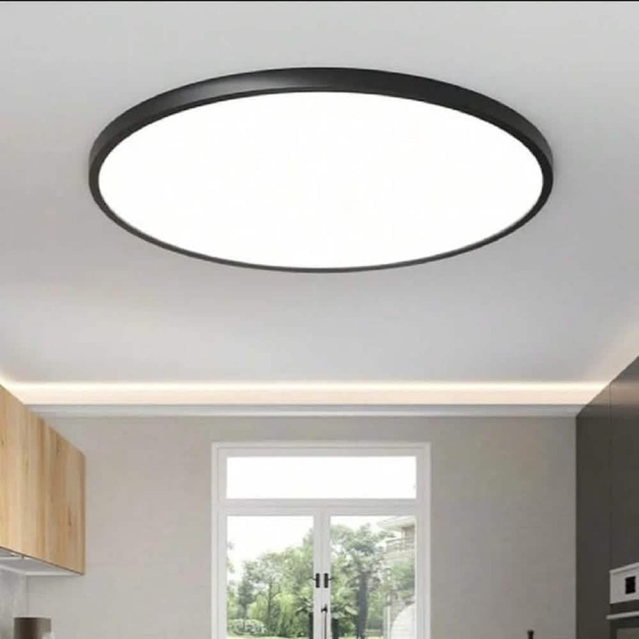 نجفة أكريليك، 38*10 سم- أبيض× أسود