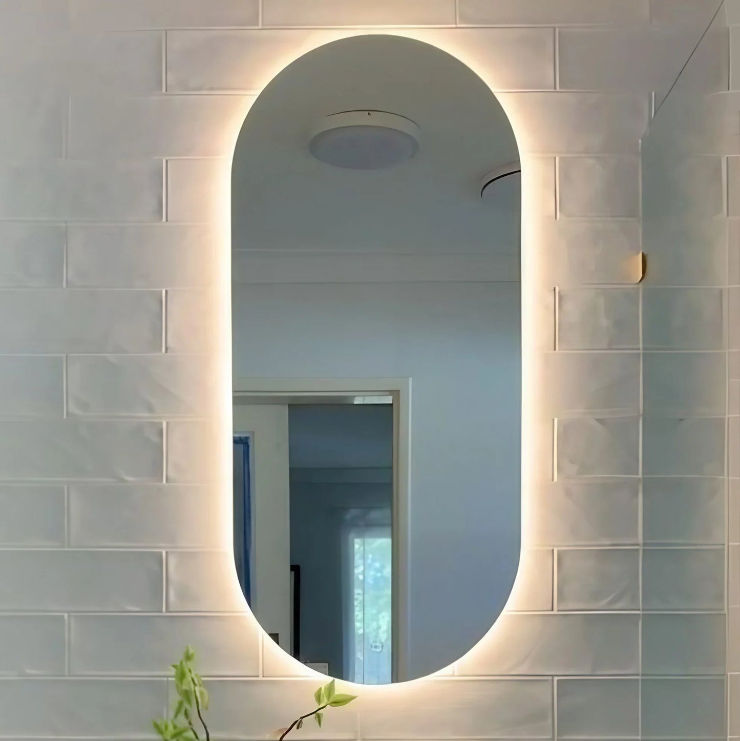 مرايا حائط ليد، 45*75 سم