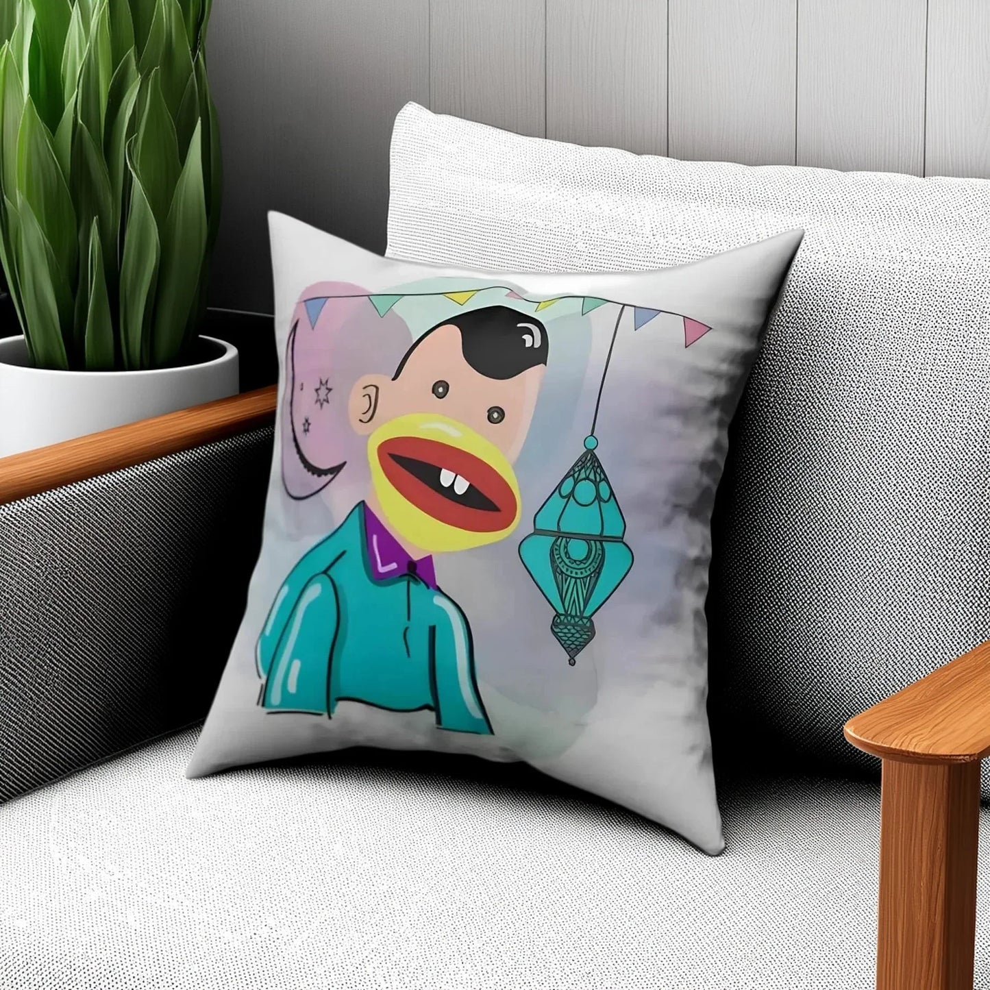 كوشن رمضانية بوليستر، 40*40 سم