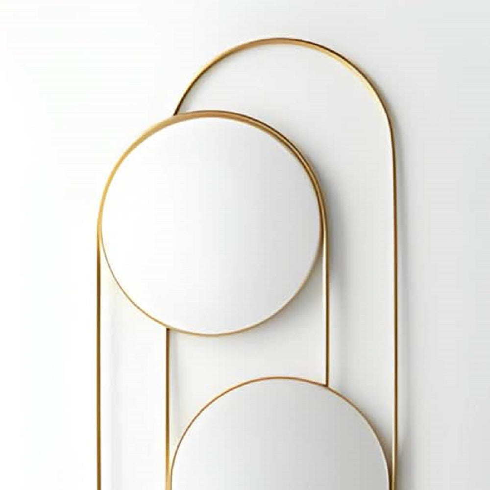 مرايا حائط بإطار ستيل، 80*130 سم