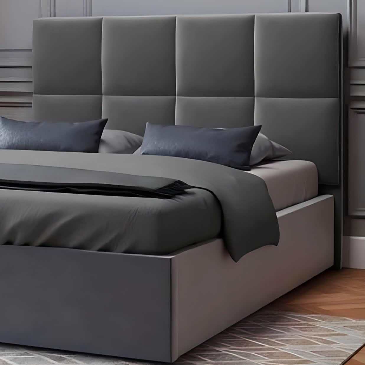 سرير فردي خشب كونتر، 100*195*120 سم