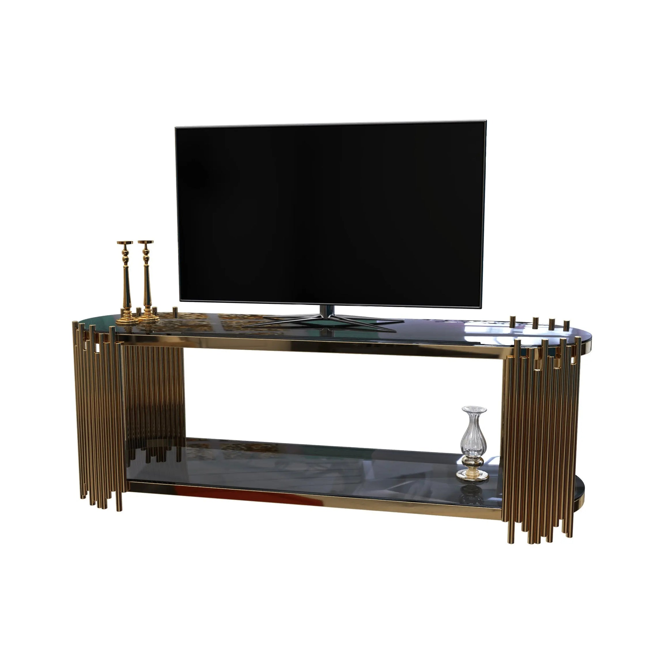 ترابيزة تليفزيون ذهبي 45*140*50 سم - RAX64 - Homix