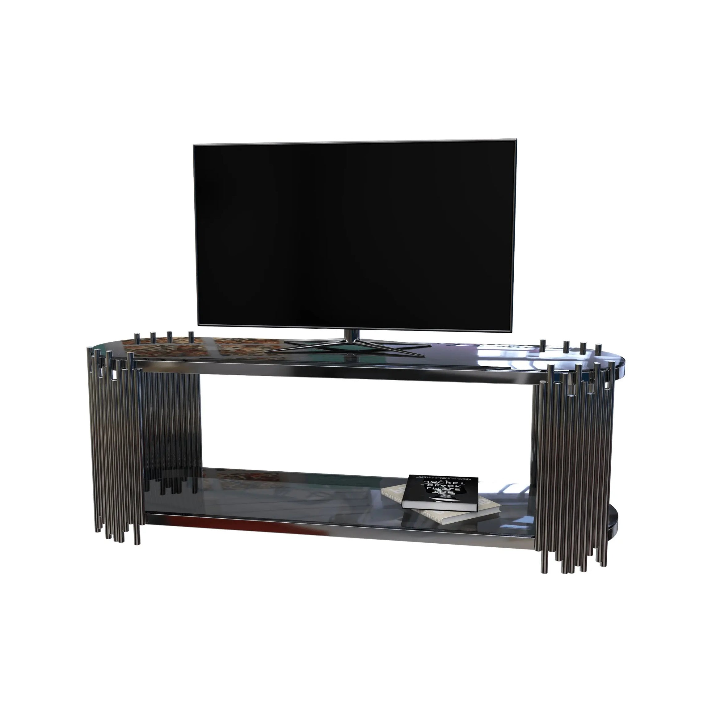 ترابيزة تليفزيون فضي 45*140*50 سم - RAX66 - Homix