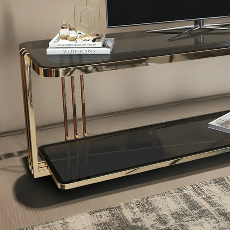 ترابيزة تليفزيون ذهبي 45*150*50 سم - RAX68 - Homix