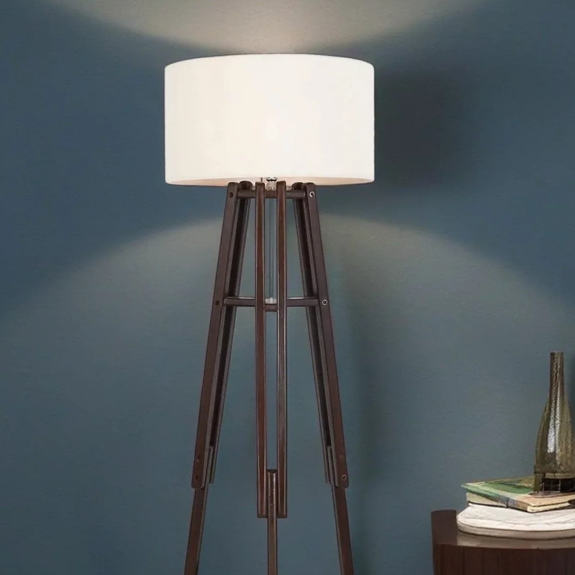 أباجورة أرضية خشب زان، 45*160 سم