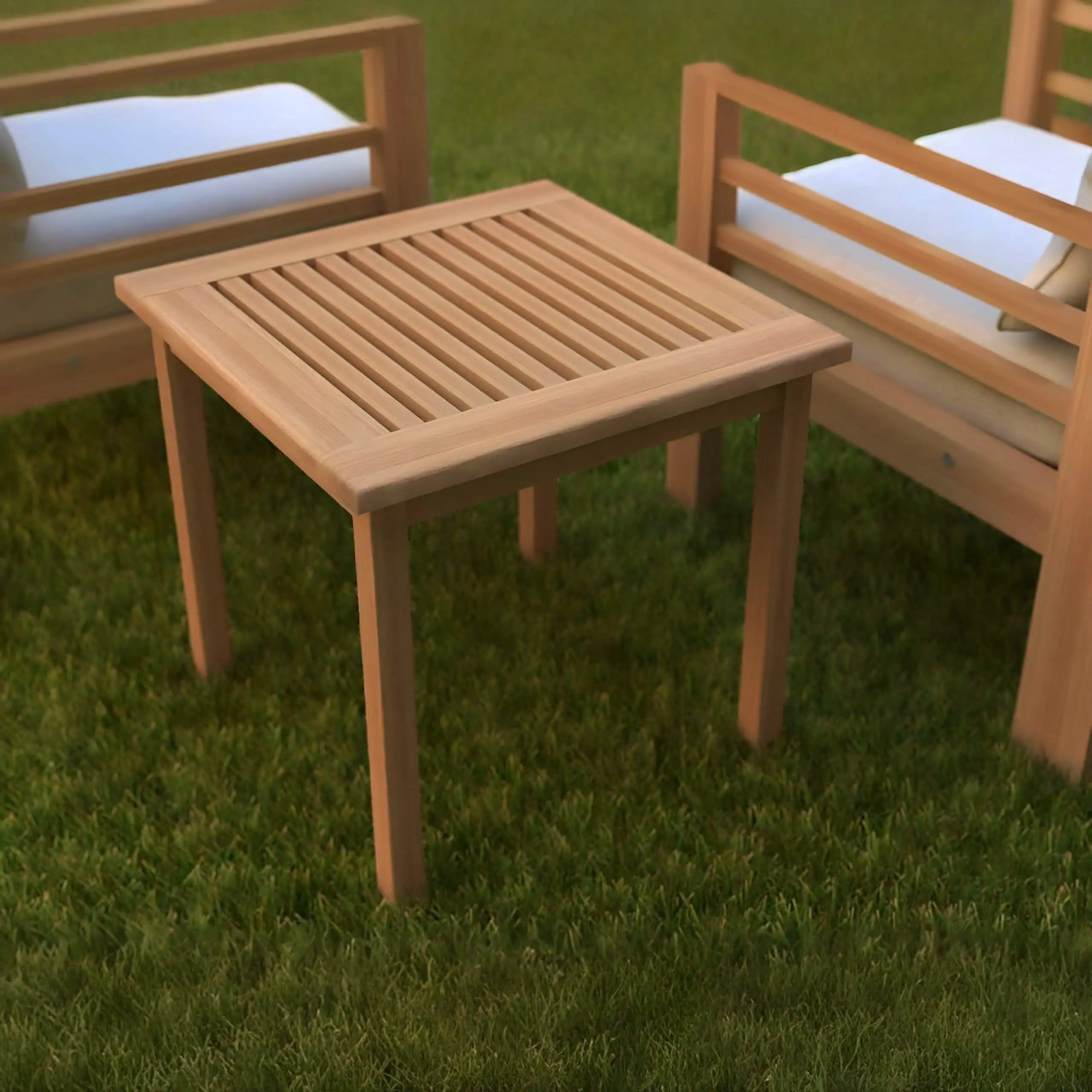 تسوق الأن من هومكس  ترابيزة خشب زان أحمر 45*45*45 سم - MAR5 بأفضل سعر وأفضل جودة