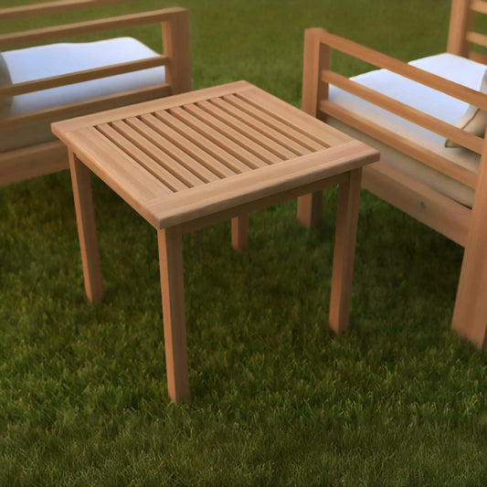 تسوق الأن من هومكس  ترابيزة خشب زان أحمر 45*45*45 سم - MAR5 بأفضل سعر وأفضل جودة