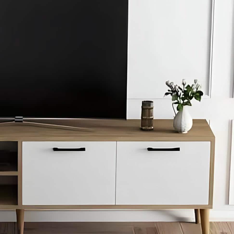 ترابيزة تليفزيون ام دي اف، 160*55*35 سم