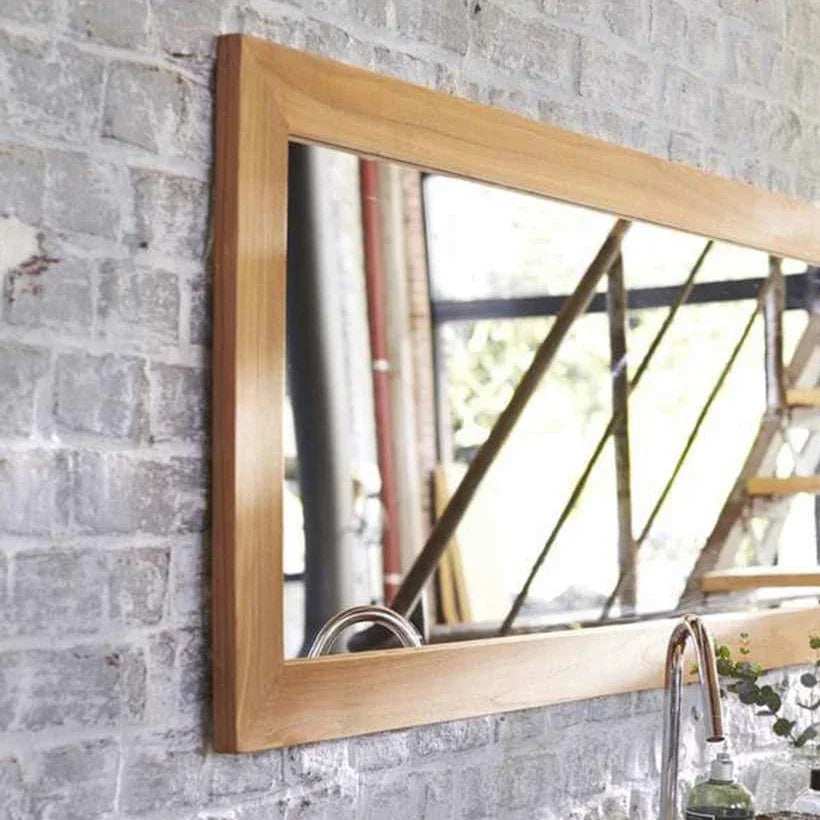 مرايا حائط بإطار خشب ام دي اف، 90*2*65 سم