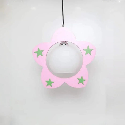 نجفة خشب و زجاج، 18*50 سم - متعددة الالوان