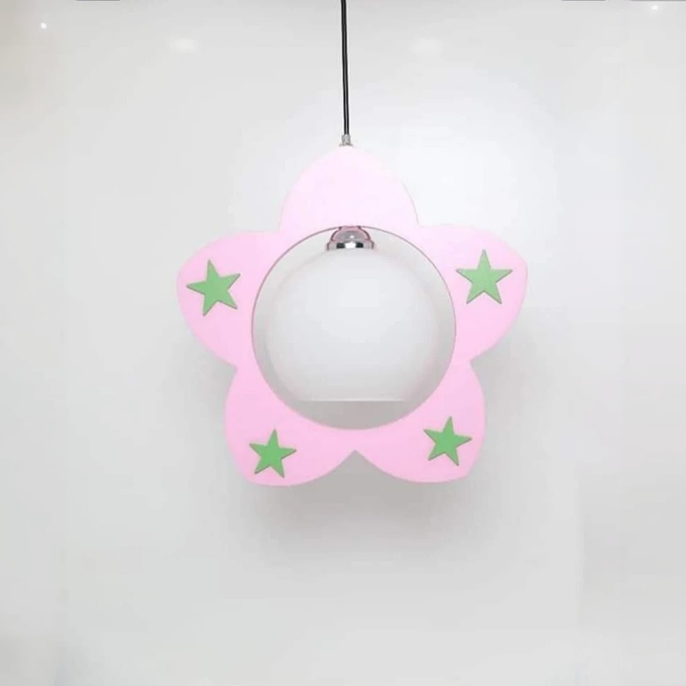 نجفة خشب و زجاج، 18*50 سم - متعددة الالوان