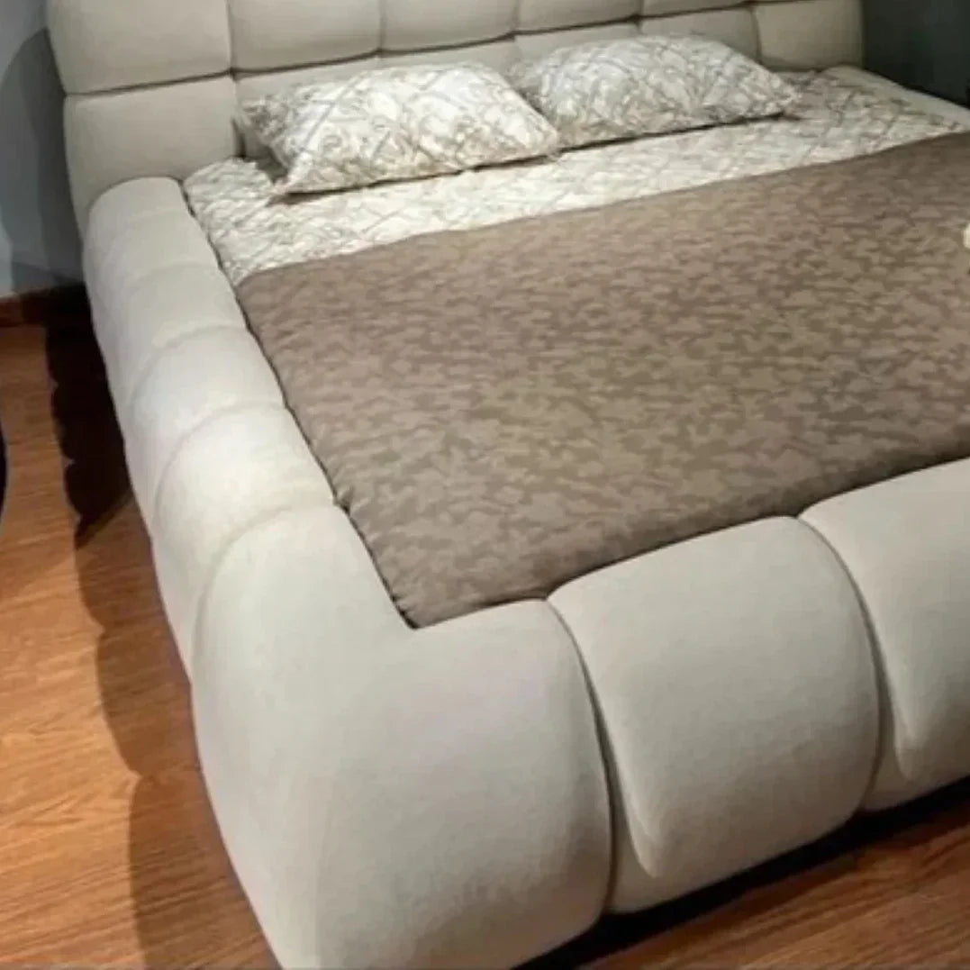 سرير كينج خشب ام دي اف و زان، 160*200*120 سم