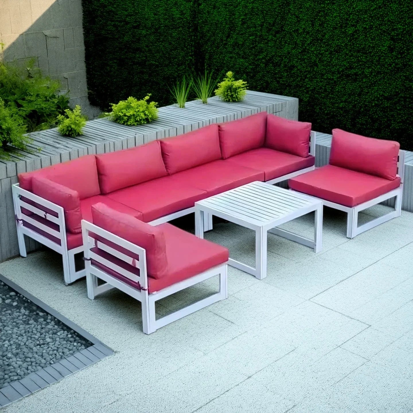 طقم خارجي معدن، 4 قطع