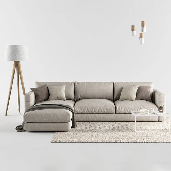 ركنة خشب زان، 250*150*68 سم