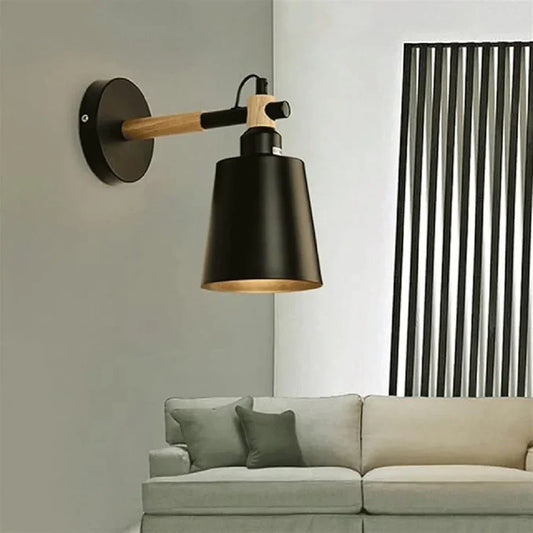 أبليك حائط ستيل وخشب، 20*30 سم