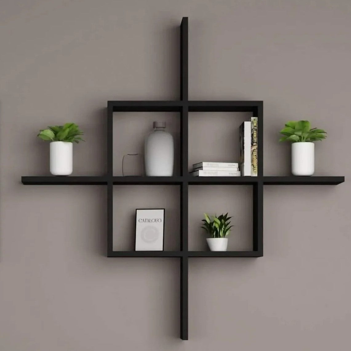 وحدة أرفف ام دي اف، 60*15*60 سم