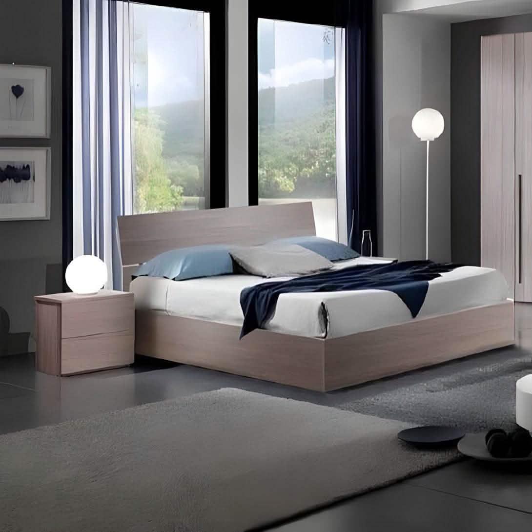 غرفة نوم كاملة، خشب ام دي اف - 5 قطع