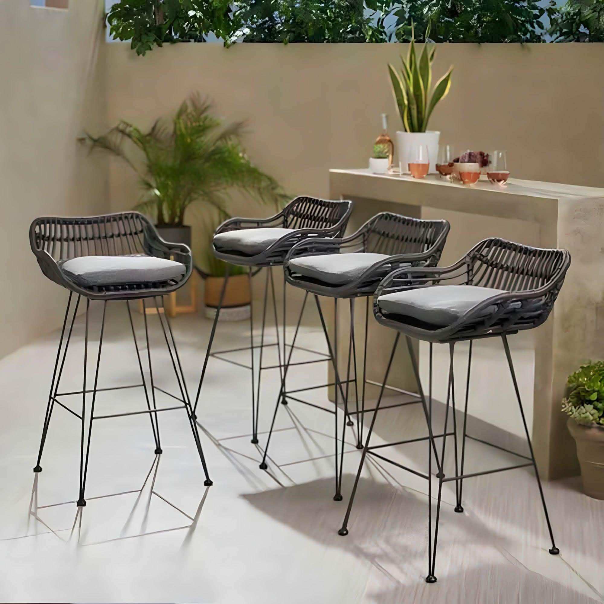 طقم 4 كراسي راتان 50*60*93 سم - OSR9 Oscar Rattan