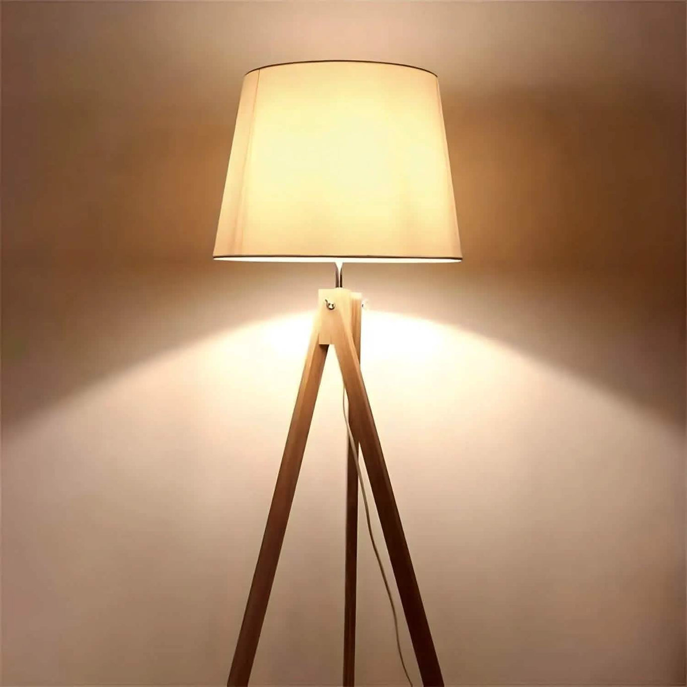 أباجورة أرضية خشب، 50*165 سم