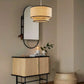 نجفة معدن و قماش 50*30 سم - YLG54 Y-Lights