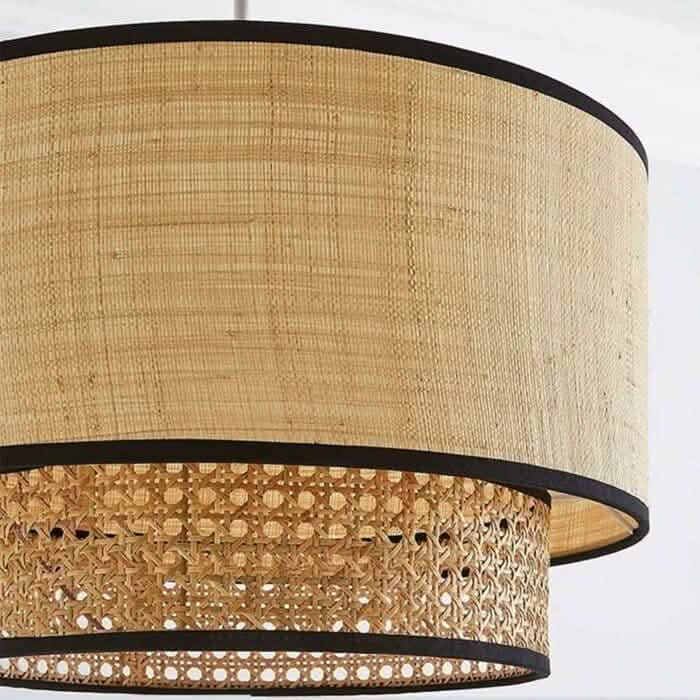 نجفة ستيل و قماش، 30*50 سم