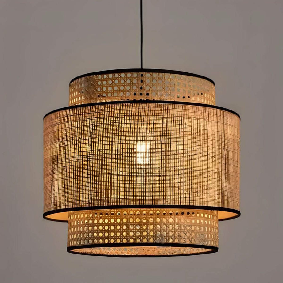 نجفة ستيل و قماش، 50*50 سم