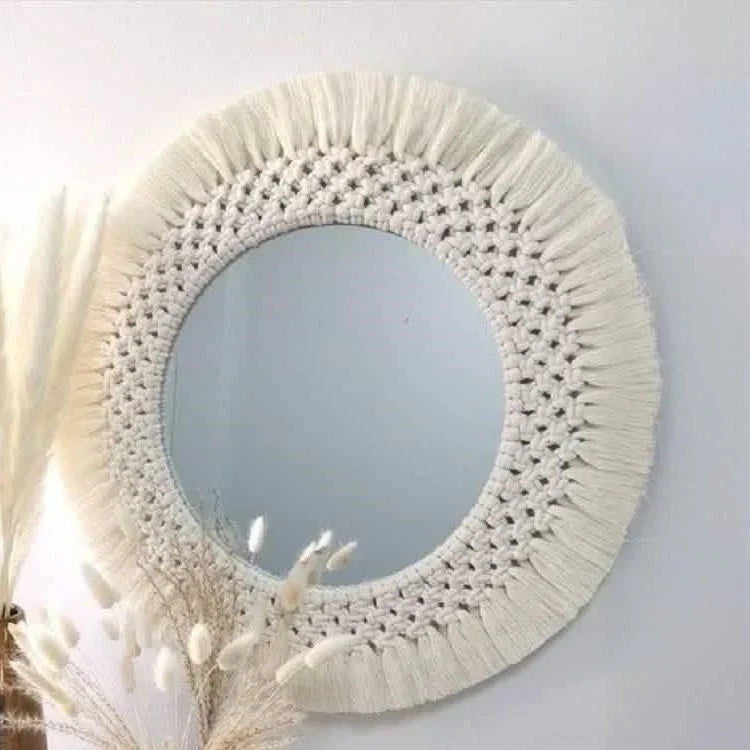 مرايا مكرمية، 50*50 سم