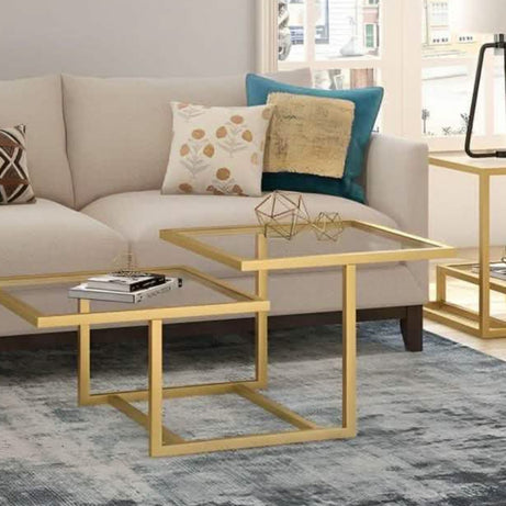 ترابيزة قهوة ستيل، 50*50*100 سم