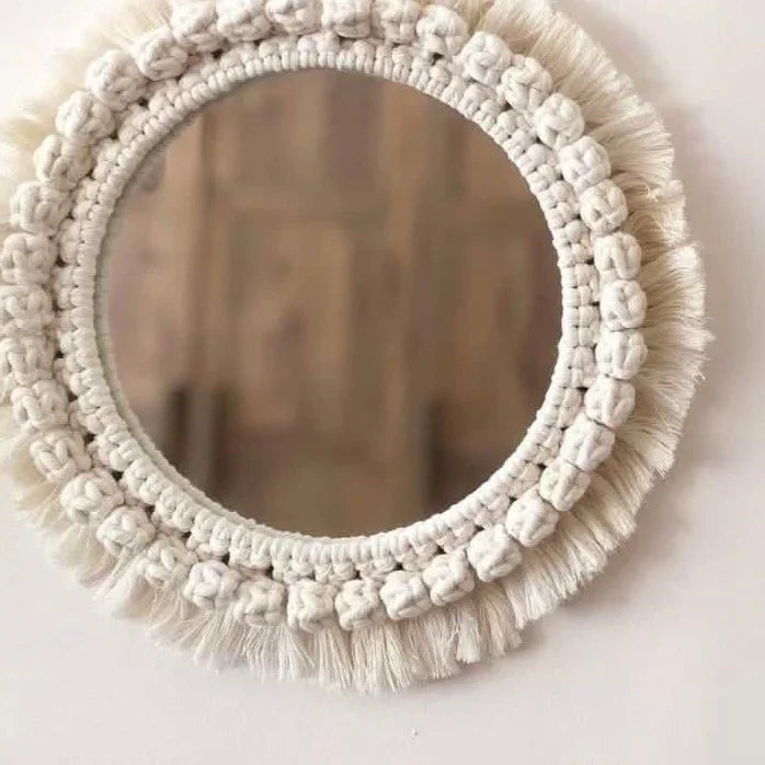 مرايا مكرمية، 50*50 سم