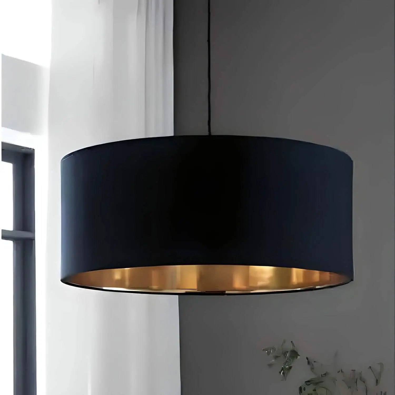 نجفة معدن وقماش، 50*65 سم