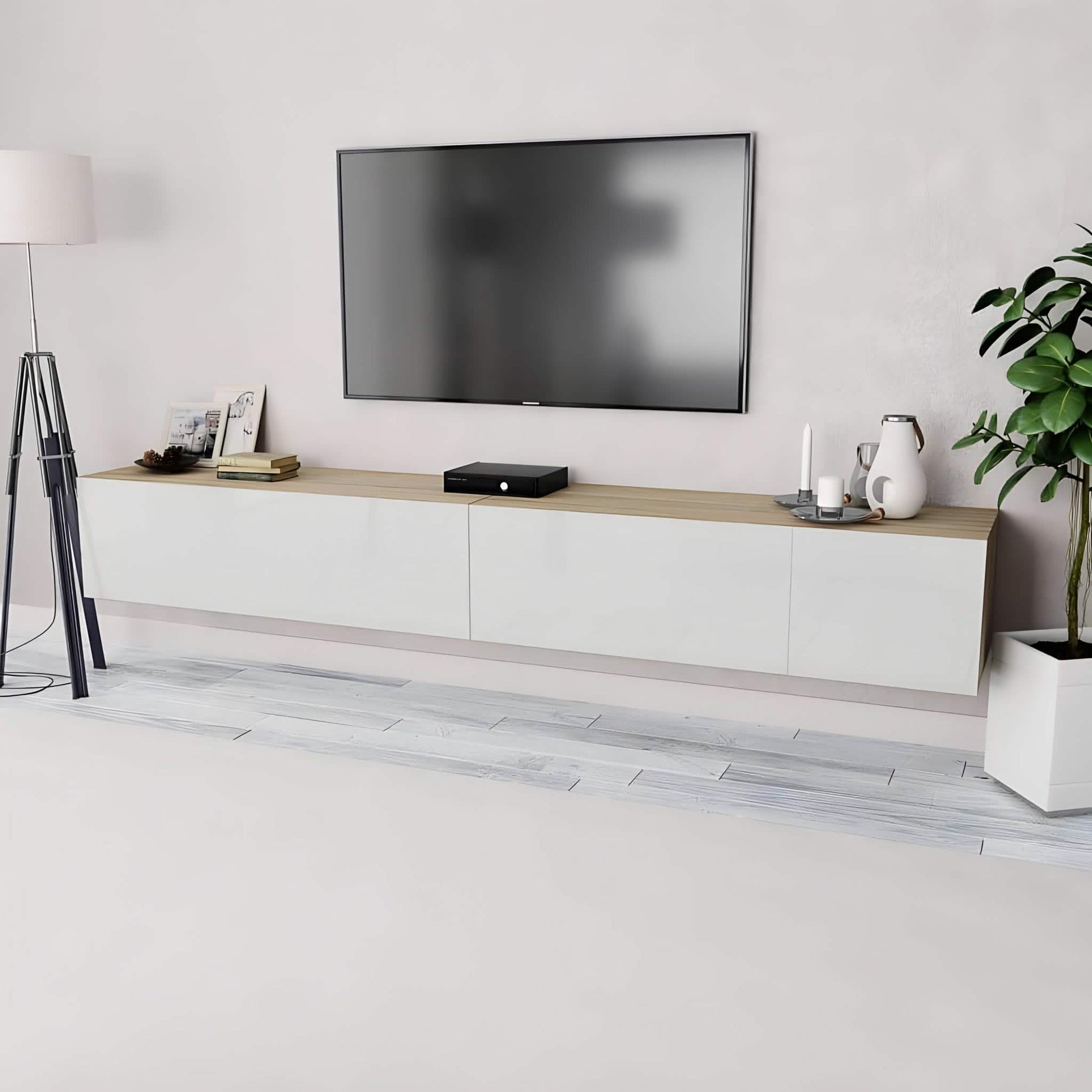 ترابيزة تليفزيون ام دي اف 180*30*40 سم - DAH29 DH Furniture