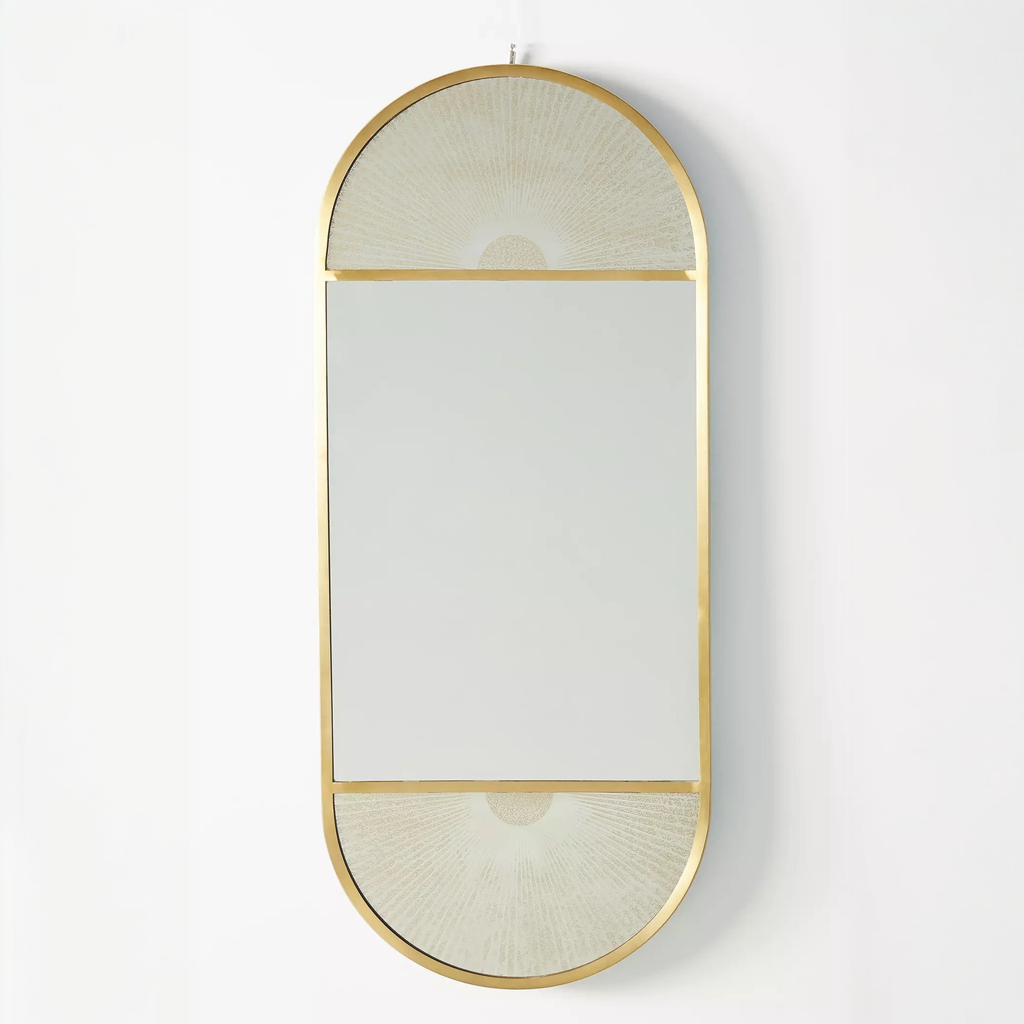 مرايا حائط بإطار ستيل، 60*120 سم