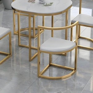 سفرة معدن و ام دي اف مع 4 كراسي - RON288 Royal Iron