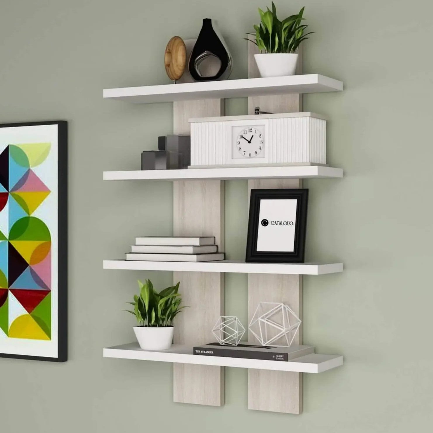 رف ام دي اف، 50*15*80 سم