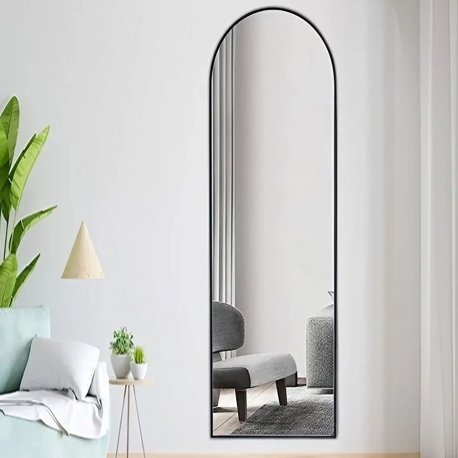 مرايا حائط بإطار خشب ام دي اف، 35*2*145 سم