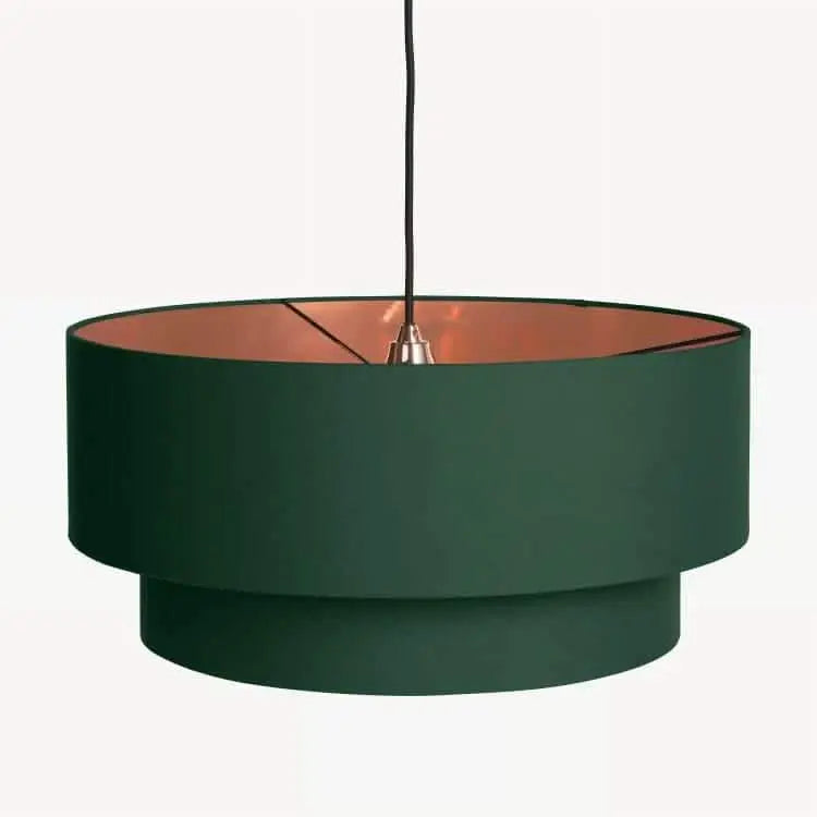 نجفة معدن و قماش، 55*65 سم